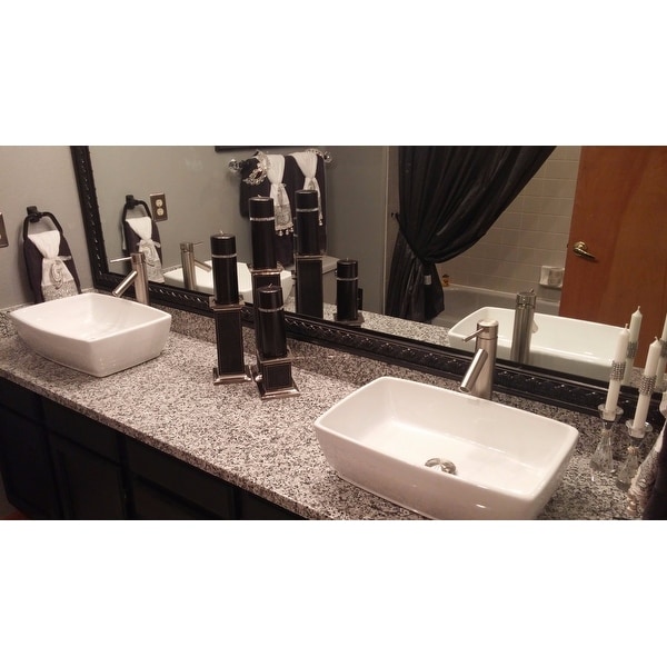 Top Product Reviews For Elimax S Unique Rectangle Shape White Top Product Reviews For Elimax S Unique Rectangle Shape White Porcelain Bathroom Vessel Sink With Faucet Combo 12318089