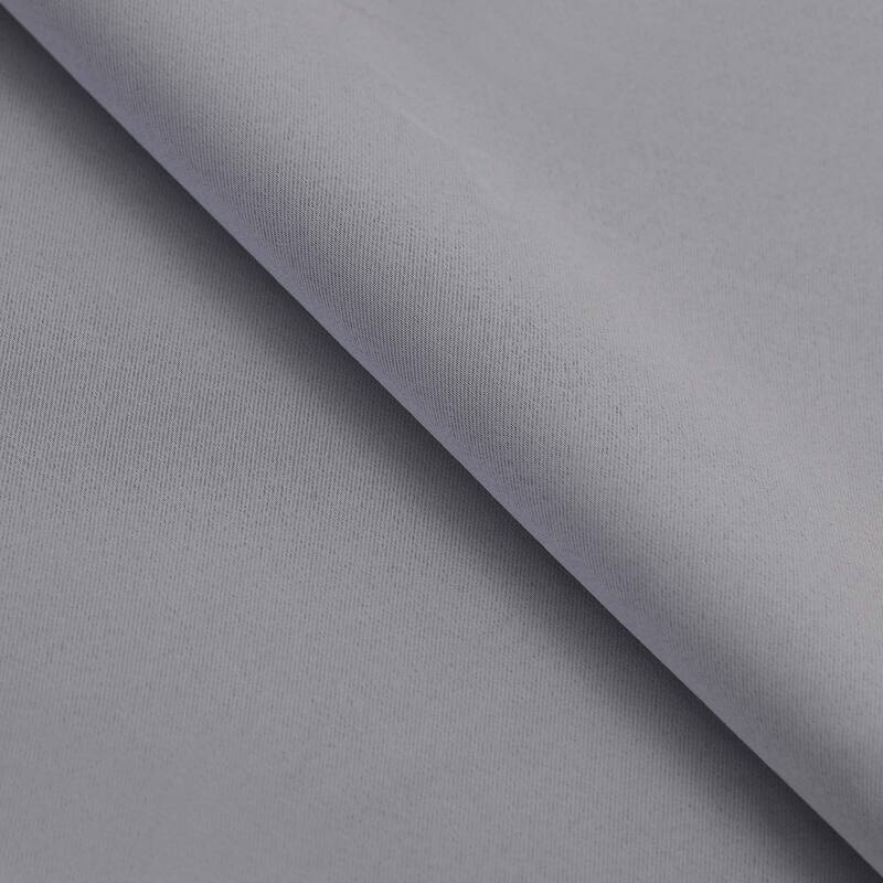 Superior Solid Machine Washable Room Darkening Blackout Curtains with Back Tabs, Set of 2