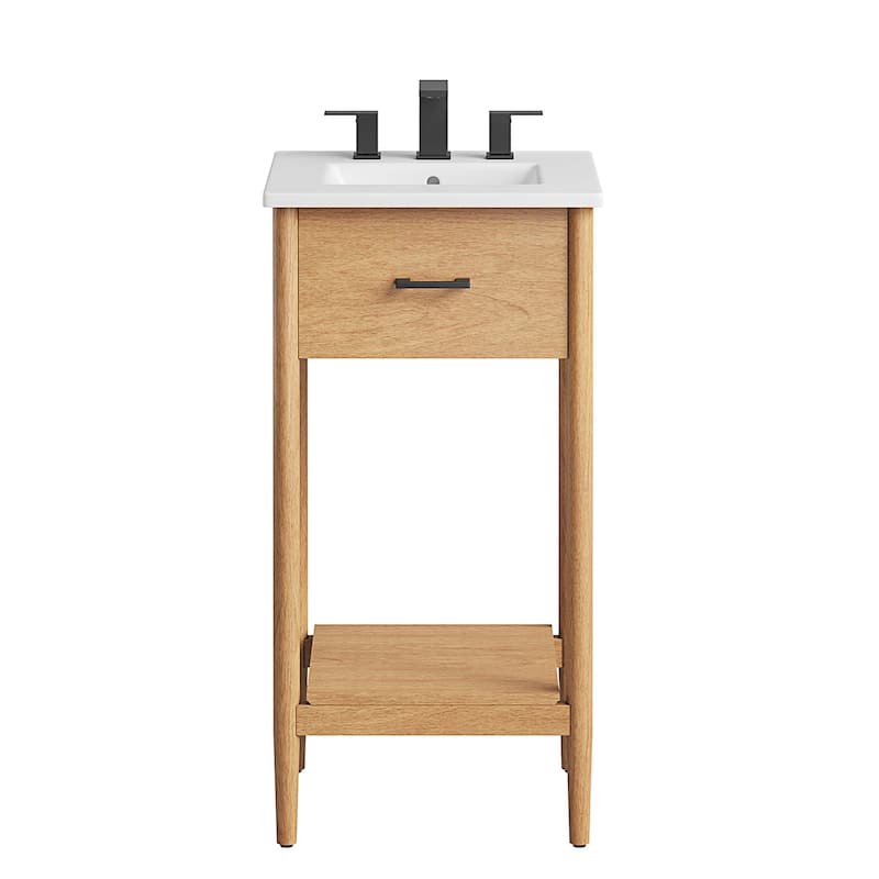 Zaire 18"/24"/30"/36"/48" Bathroom Vanity with White Sink Top
