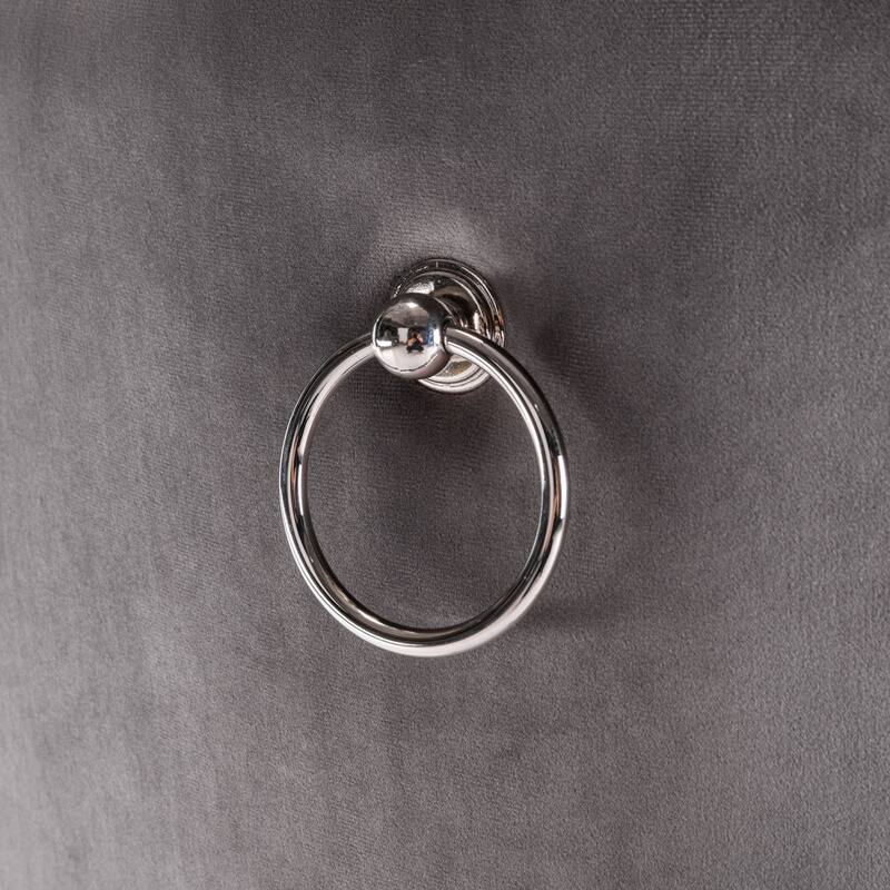 Roomfitters Tufted Dining Chair Set of 2, PU Leather & Velvet Upholstered Accent Chairs with Nailhead Trim