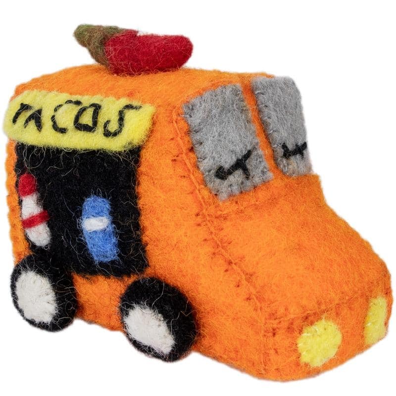 Handmade Felt Taco Truck Ornament