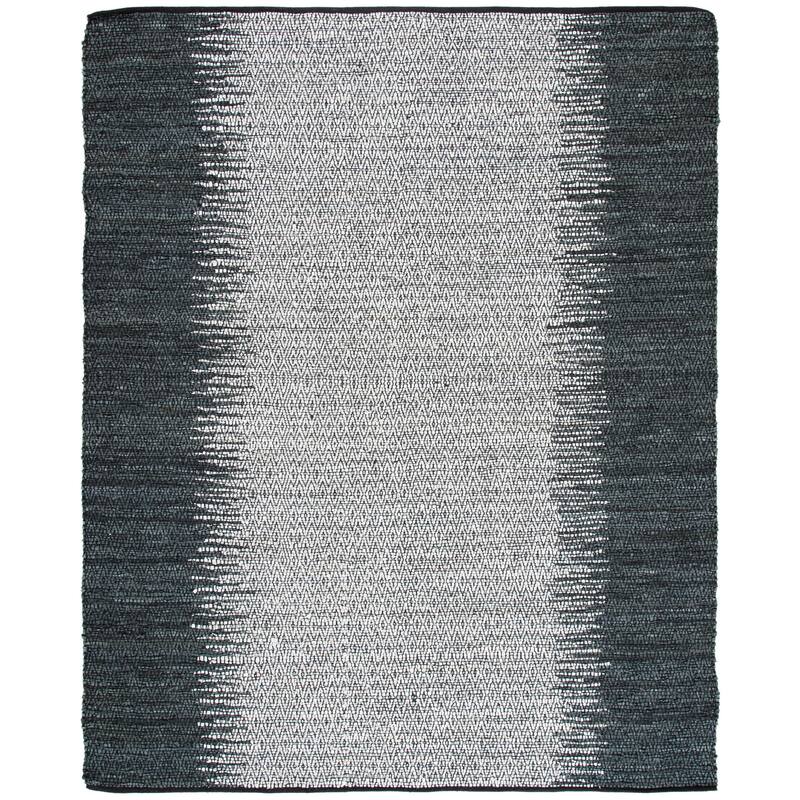 SAFAVIEH Handmade Vintage Boho Leather Lissette Modern Stripe Leather