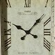 preview thumbnail 22 of 23, White Distressed Wood Vintage Traditional Farmhouse Wall Clock