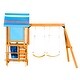 preview thumbnail 15 of 13, 3-in-1 Wooden Outdoor Swing Set