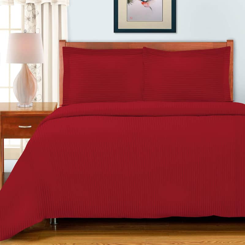 Superior Egyptian Cotton 650 TC Embroidered Duvet Cover Set