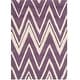 preview thumbnail 102 of 122, SAFAVIEH Handmade Cambridge Tinnie Modern Moroccan Wool Rug 2' x 3' - Purple/Ivory - Rectangle