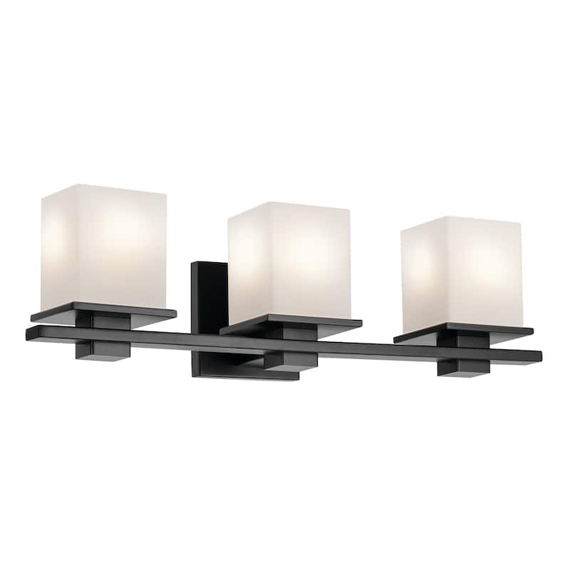 Kichler Lighting Tully 24 in. 3-Light Black Vanity Light - 24 in