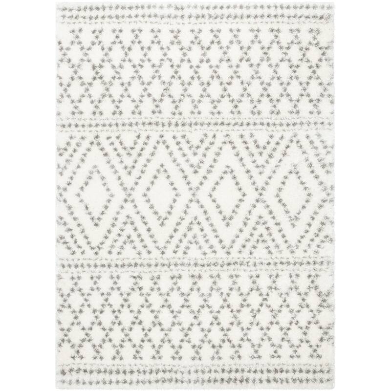 Well Woven Celeste Evora Moroccan Diamond Pattern Area Rug