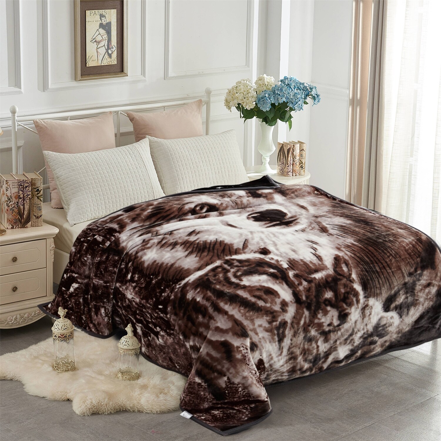 Super king fur clearance throw