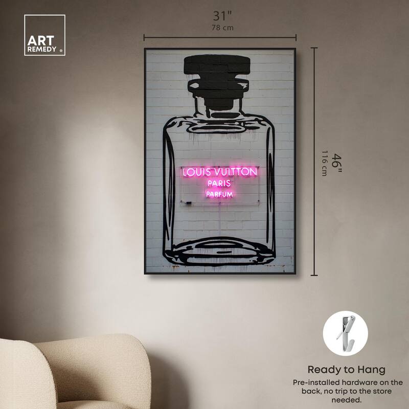 Parisian Parfum Pop Canvas by Art Remedy