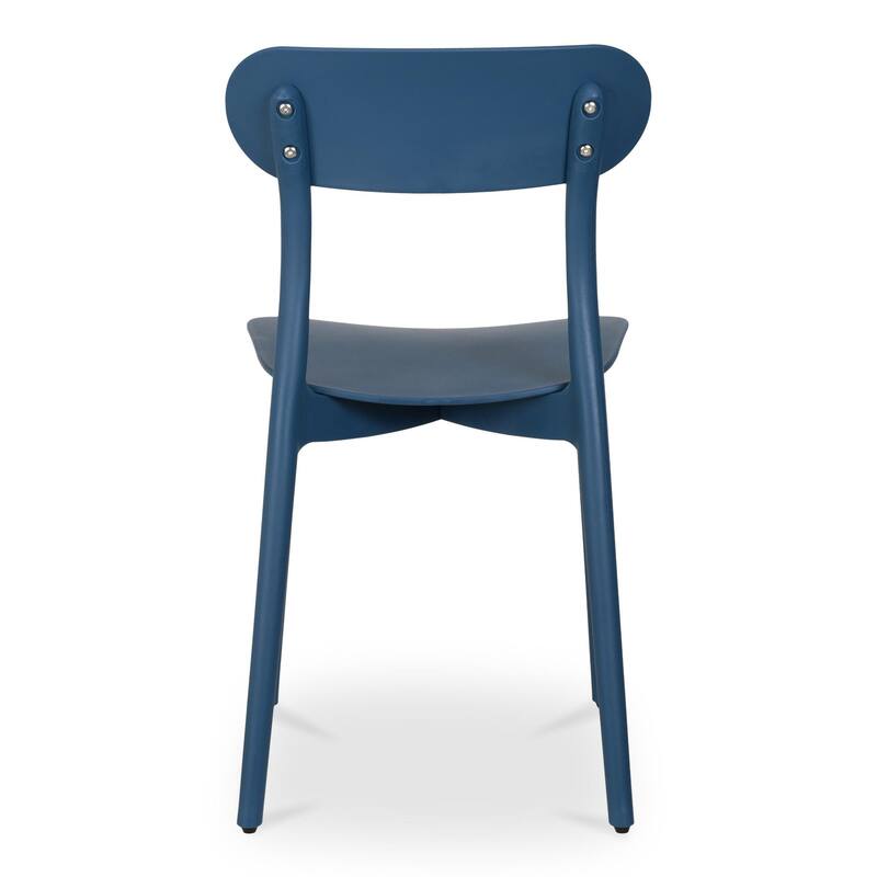 NADAAL STUDIOS Vance, Patio Dining Chairs, Black, Set of Two - 16.75 X 20.5 X 31