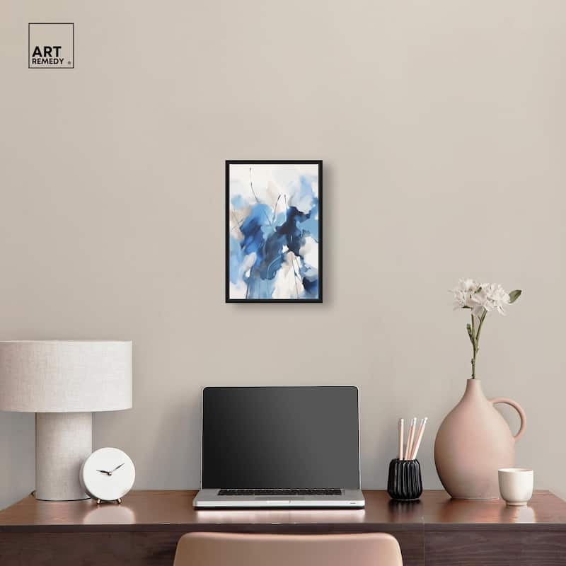 Fleur Bleue I Canvas by Art Remedy
