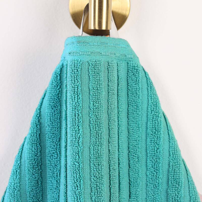 Superior Soho Ribbed Cotton Hand Towel Set of 4