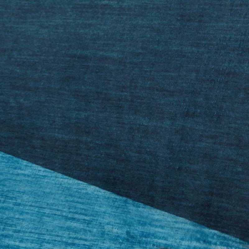 Melding forms I Geometric Washable Art Area Rug size 5'x8', Power-loomed, Non Slip Rug, Soft Rug for Living Room, Bedroom