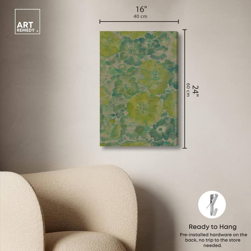 Verdigris Vista Canvas by Art Remedy, Gallery Wrapped