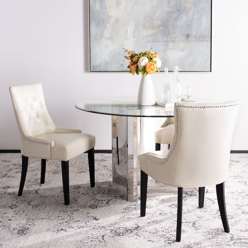 SAFAVIEH Loren Dining Chair (Set of 2) - 24"W x 25"D x 39"H
