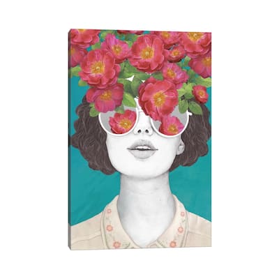 iCanvas "The Optimist Rose Tinted Glasses" by Laura Graves Canvas Print