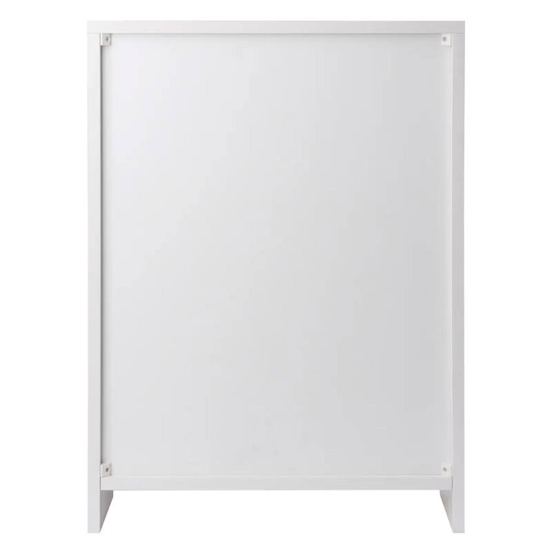 Open Shelf Storage Cabinet - 26.25" - White