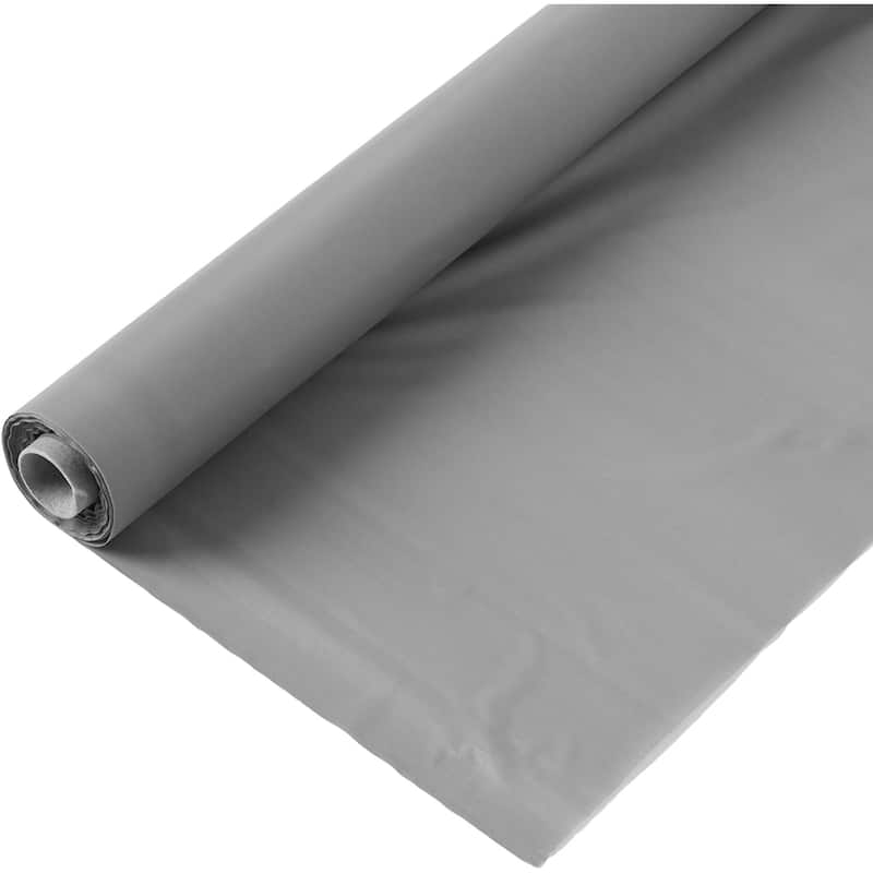Disposable Solid Party Banquet Table Roll - 250' - Gray