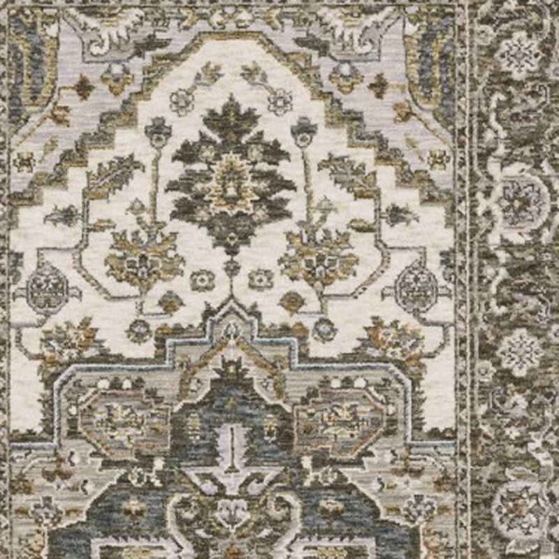 HomeRootsMedallion Traditional Runner Area Rug