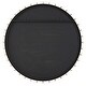 preview thumbnail 7 of 5, Round Framed Wall Mirror with Tapered Pegs - 37.25" - Matte Black