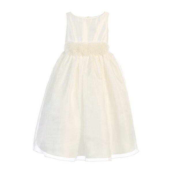 girls white christmas dress