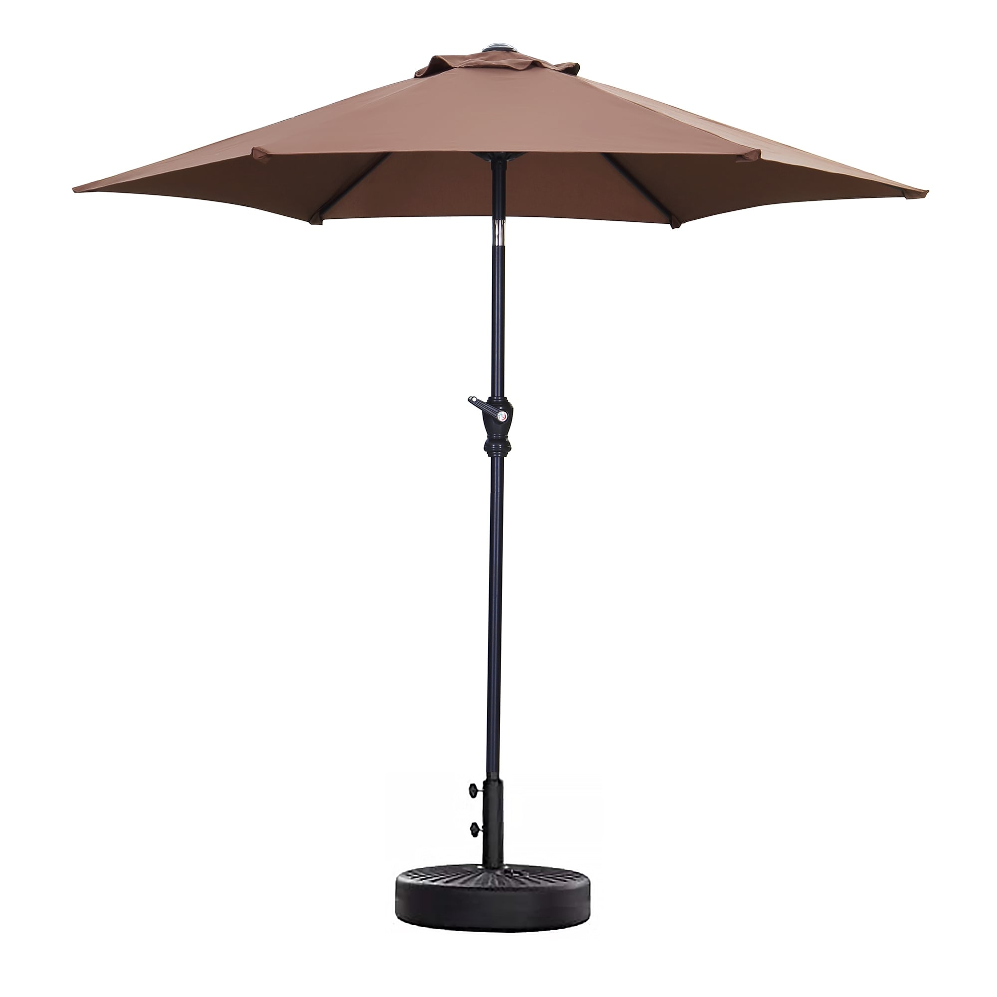Ainfox 7.5ft Patio Umbrella with Base Outdoor Umbrella