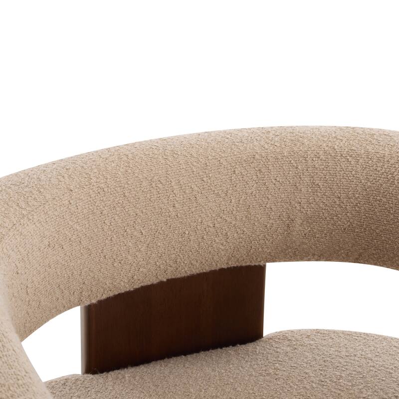Christopher Knight Home - Emery Modern Upholstered Boucle Fabric Accent Armchair