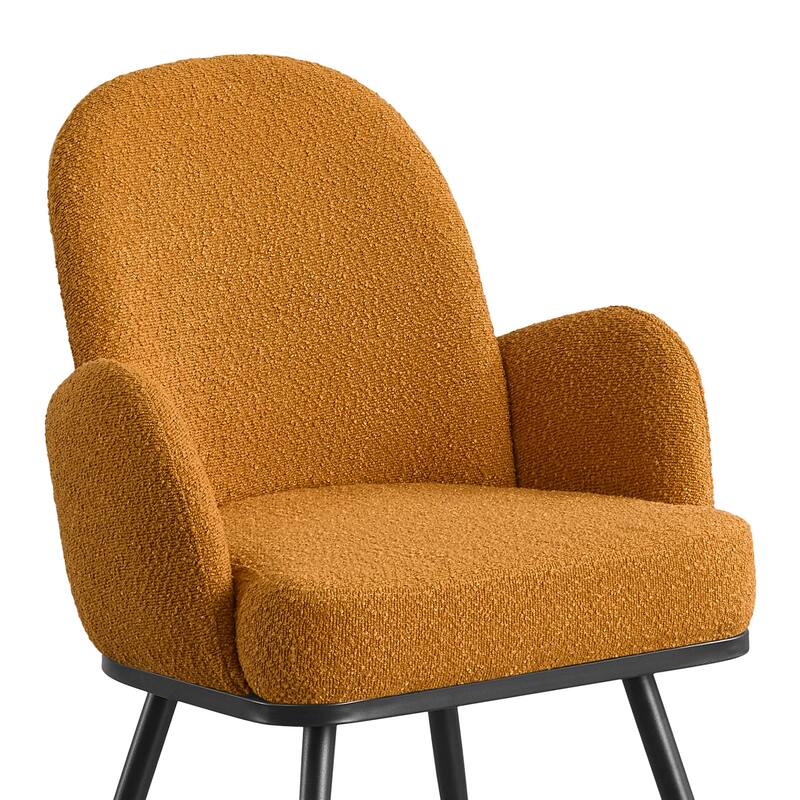 Fabric Upholstered Dining Chairs Set of 2/4 with Arms - 34.8"H x 23.2"W x 22.8"D