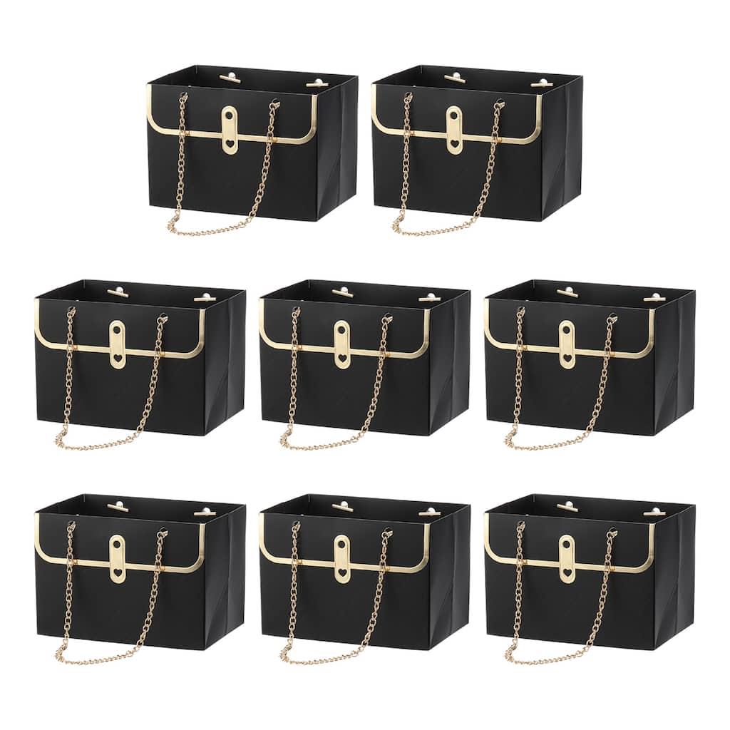 6x4x4Inch Flower Paper Gift Bag 8PCS Box Storage Florist Supplies Wrap