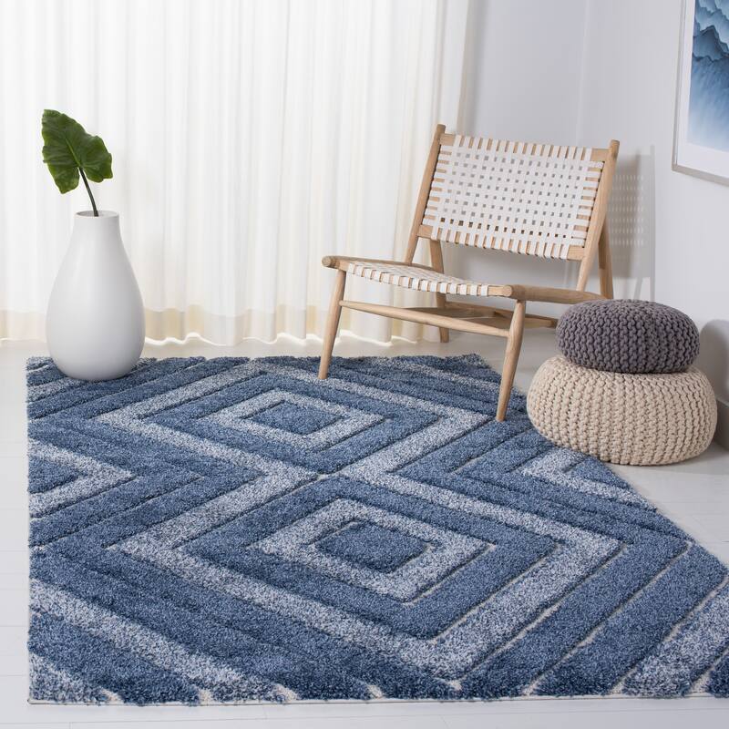 SAFAVIEH Memphis Shag Leftera 1.2 inch-thick Rug