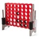 preview thumbnail 1 of 8, Gymax Jumbo 4-to-Score Game Set Giant 4 in A Row Kids Adults w/ 42 Red - Kids