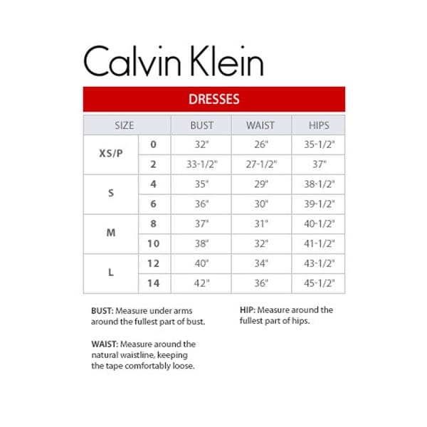 Calvin klein size 14 clearance