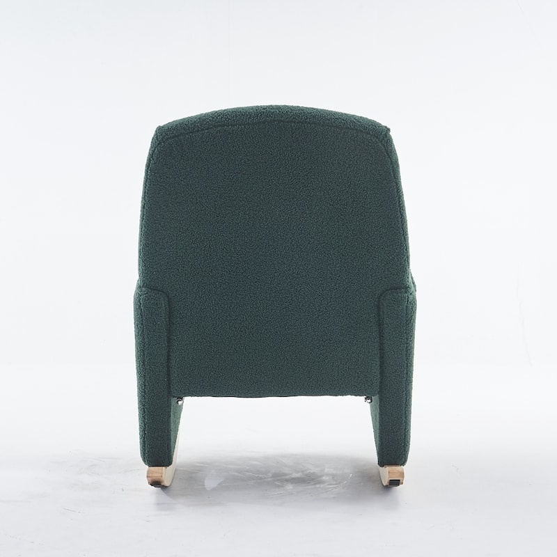 Rocking Chair With Adjustable Footrest
