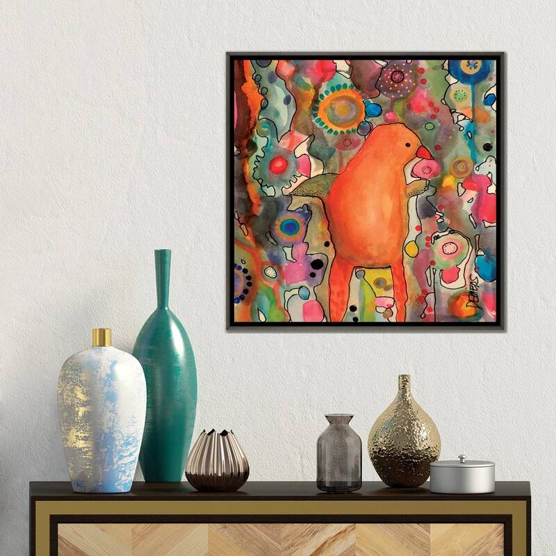 iCanvas "Primerose" by Sylvie Demers Framed
