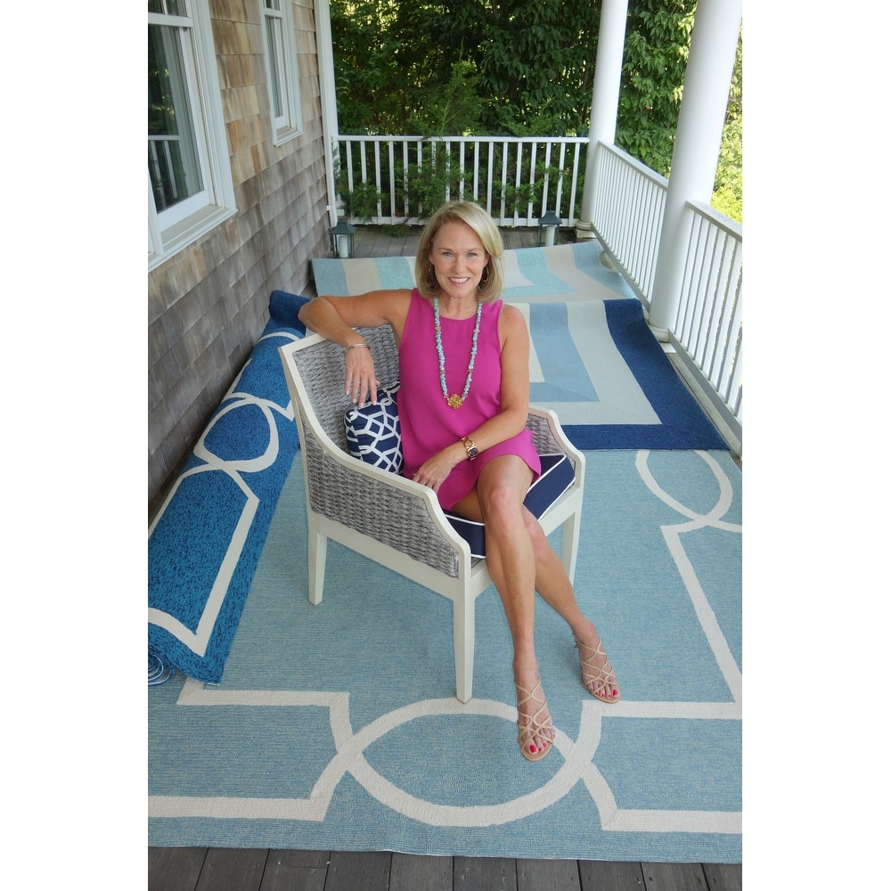 Libby Langdon Groovy Gate Indoor/Outdoor Area Rug
