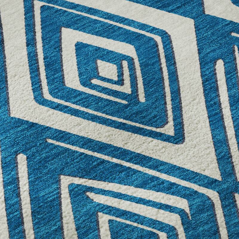 Premium Washable Super Soft Diamond Cascade Mayfield Rug