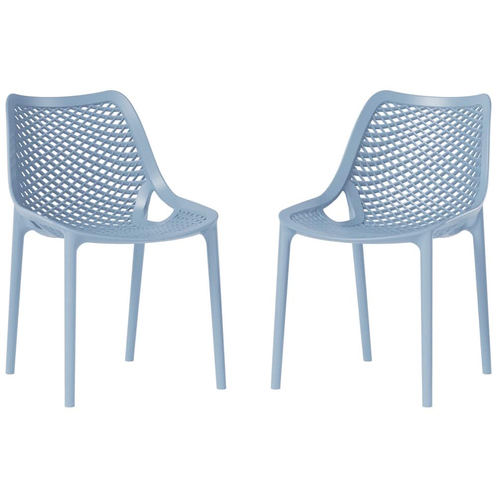 Frond and Form Outdoor Stacking Dining Side Chair (Set of 2)