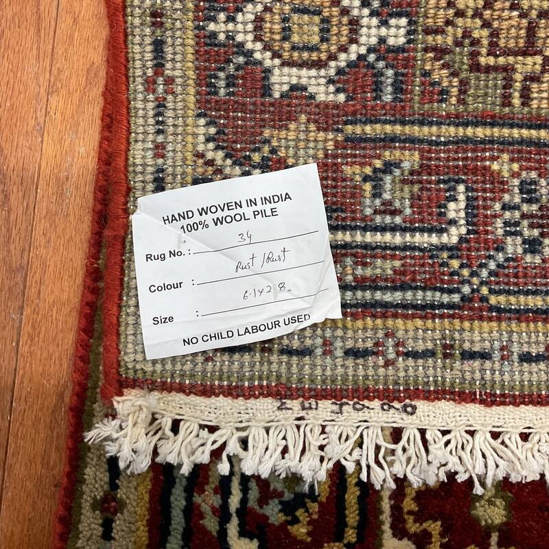Handmade One-of-a-Kind Heriz Wool Oriental Rug 2'8 x 6'1 - 2.8 x 6.1