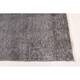 ECARPETGALLERY Hand-knotted Color Transition Dark Grey Wool Rug - 2'6 x 13'11
