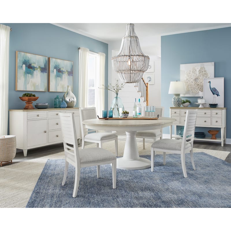 Salt Life Home Echo Isles Sea Pearl And Driftwood Sideboard - 54''W x 20''D x 36''H