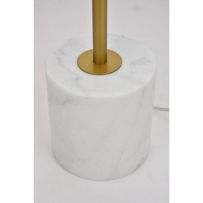 2-Light Floor Lamp with Frosted White Glass