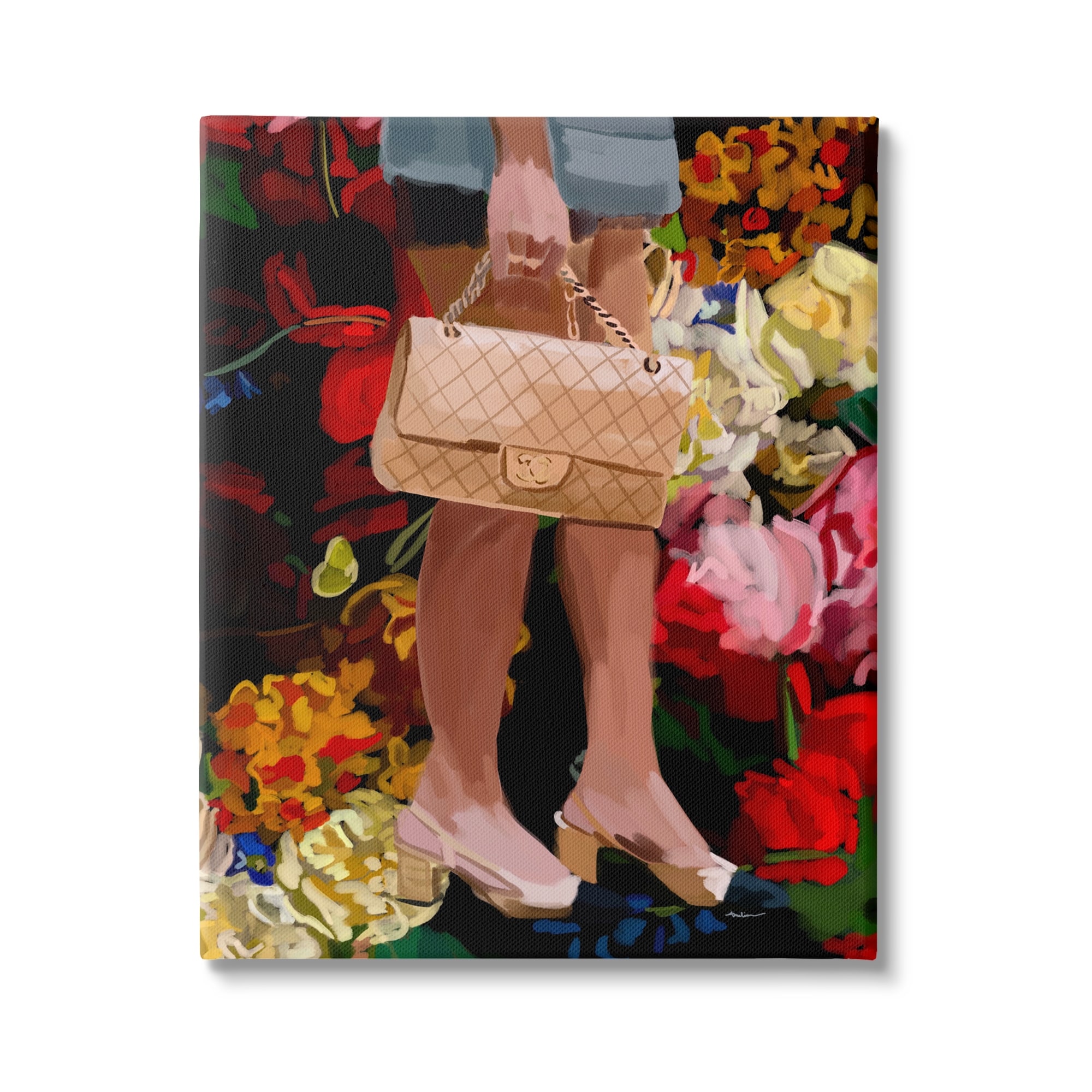 Handbag wall on sale art