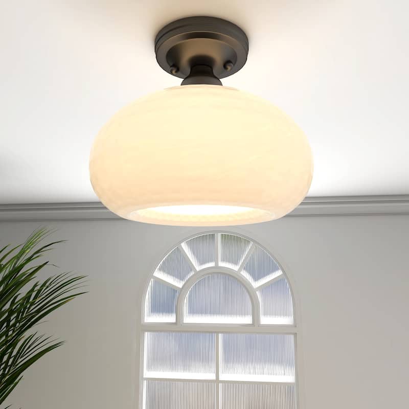 1-Light Flush Mount Ceiling Light
