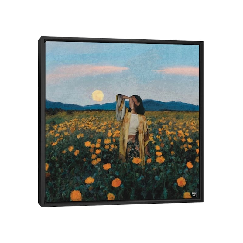 iCanvas "Hippie Soul" by Andileh Framed Canvas Print - Black - 18x18