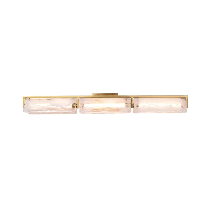 Varaluz Mingle Bathroom Vanity Light - Satin Brass
