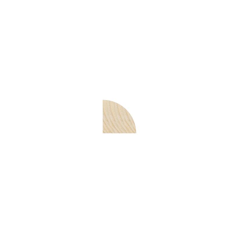 WM103: 1-1/16-in D x 1-1/16-in W x 96-in L Americraft Finger-Joint Pine Quarter Round Moulding