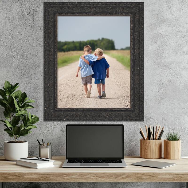 Attic Aged Picture Frame, Photo Frame