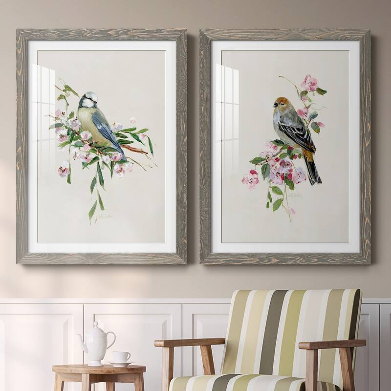 Spring Song Blue Bird-Premium Framed Print - Ready to Hang