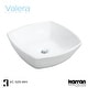 preview thumbnail 3 of 4, Karran Valera 17" Vitreous China Vessel Bathroom Sink in White